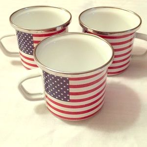 Americana Metal Coffee Mugs